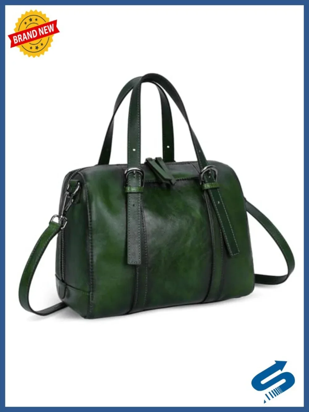 Genuine Leather Purse Satchel Bag for Women Hobo Crossbody Shoulder Tote